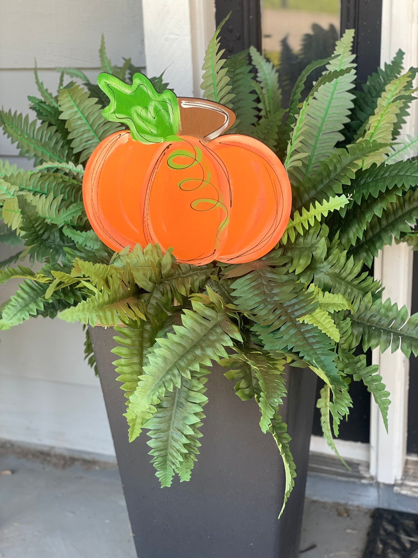 Planter Stake - pumpkin