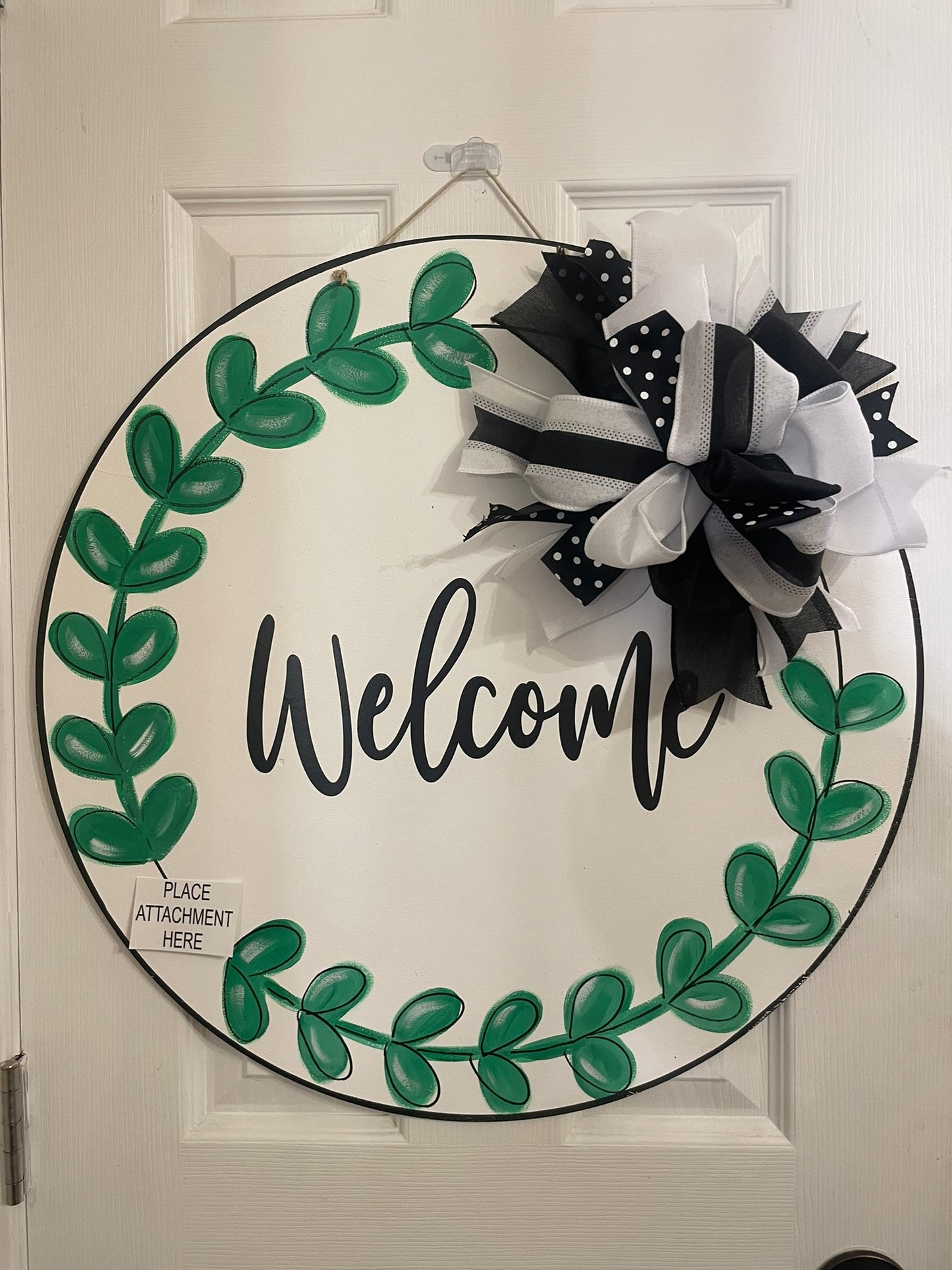 Interchangeable - Welcome Round Wreath