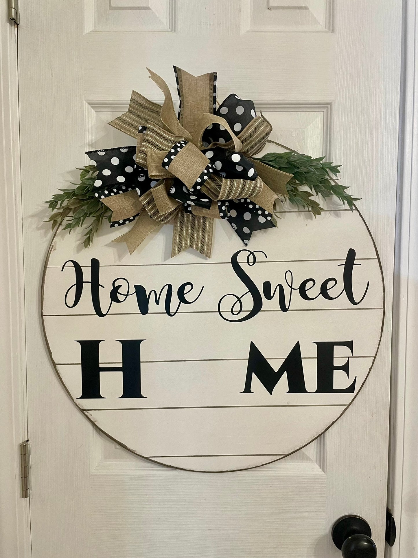 Interchangeable - Home Sweet Home Round Shiplap