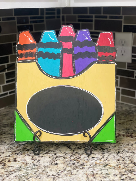 Shelf Sitter - crayon