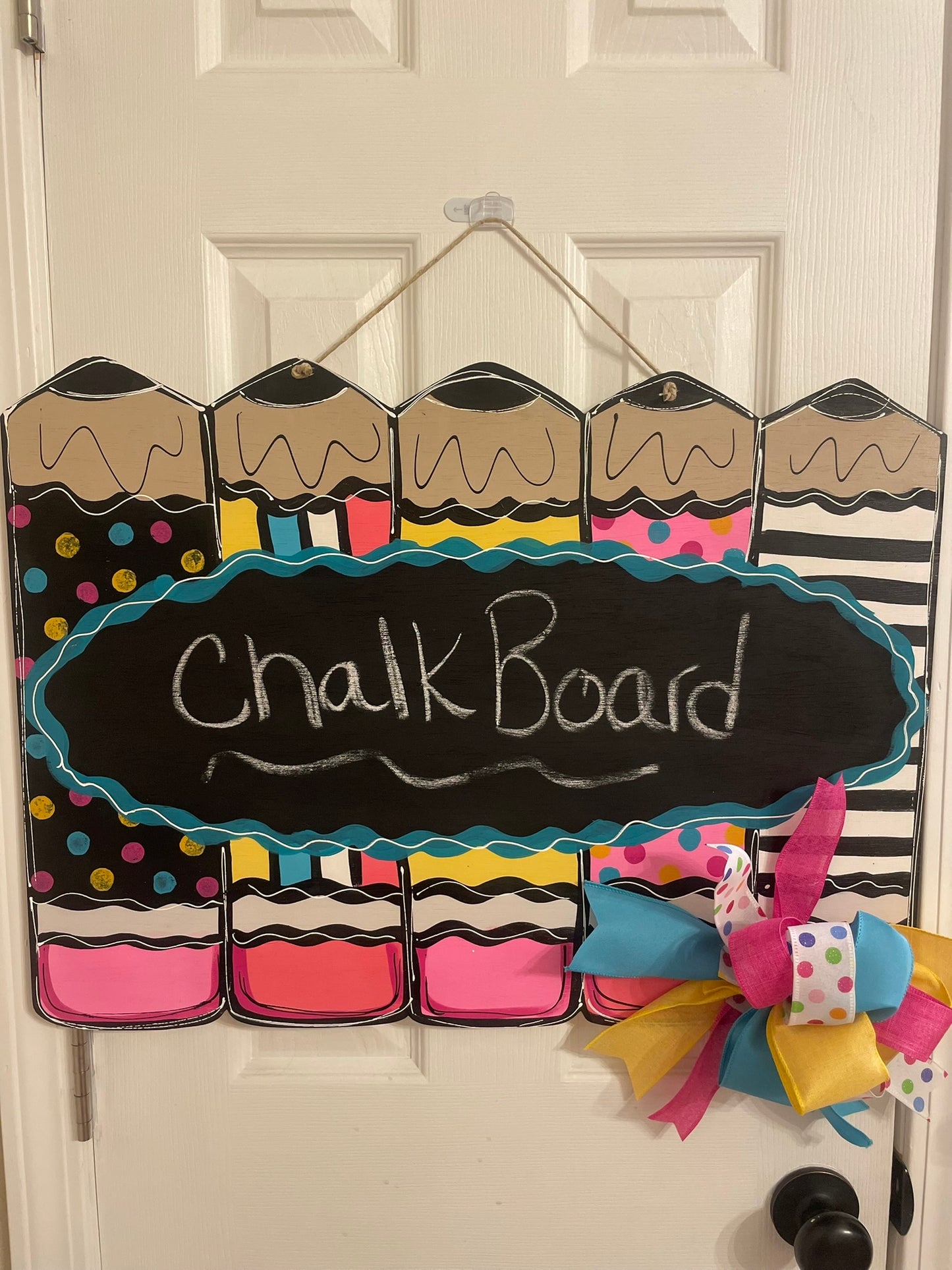 School - Pencil Chalkboard