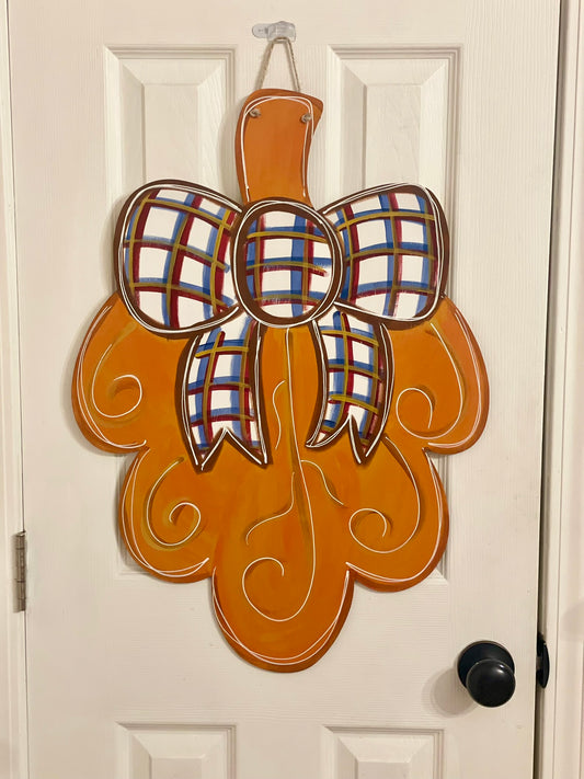 Fall Leaf with bow