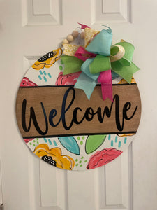 Welcome -  floral