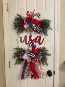 Patriotic - USA Double Bow