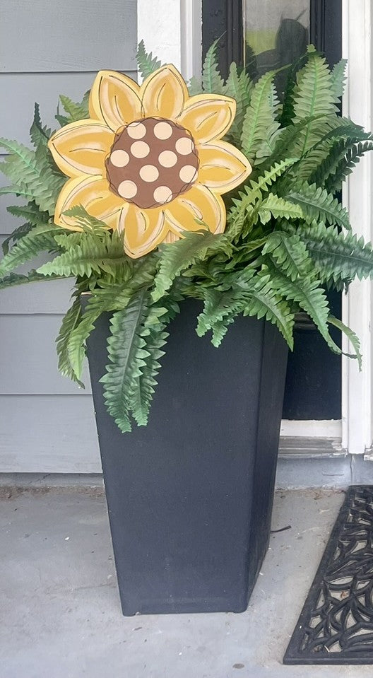 Planter Stake - Sunflower