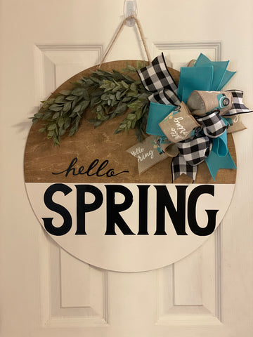 Spring Door Hanger
